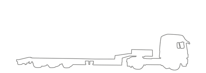 Tranporteur vehicule semi plateau rabaissé 