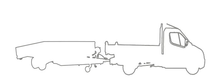 Tranporteur plateau avec attache remorque miste